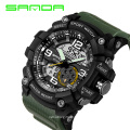 SANDA 759 Sports Men's Watches Top Brand Luxury Military Quartz Watch Men Waterproof Wristwatches relogio masculino 2019